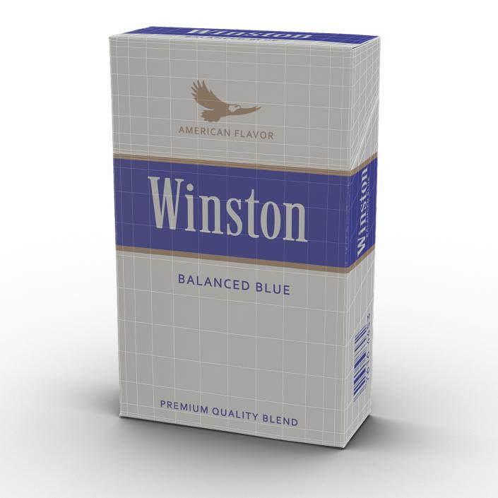 3D model Closed Cigarettes Winston