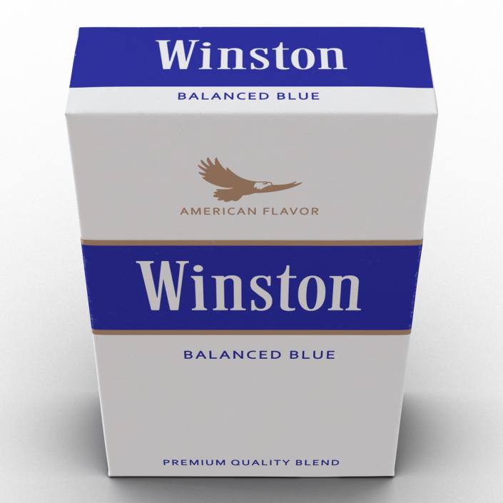 3D model Closed Cigarettes Winston