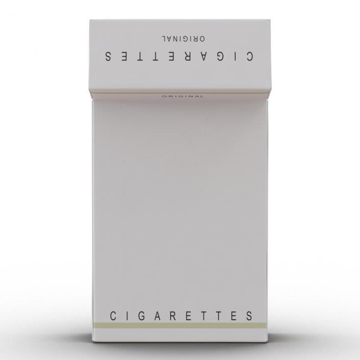 Opened Cigarettes Pack 2 3D model