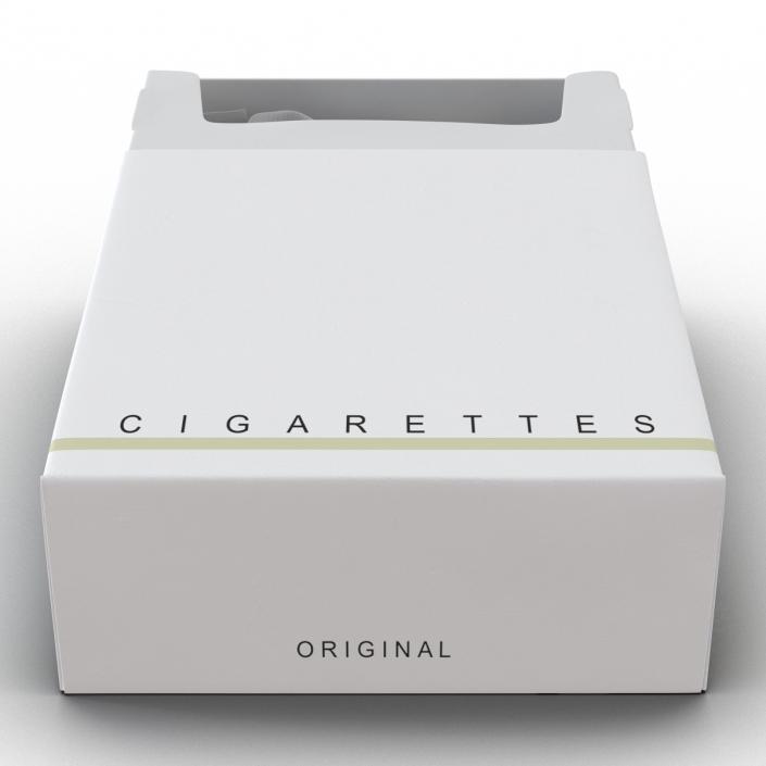 Opened Cigarettes Pack 2 3D model