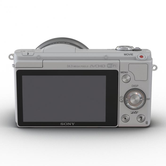 3D Sony Alpha 5100 White