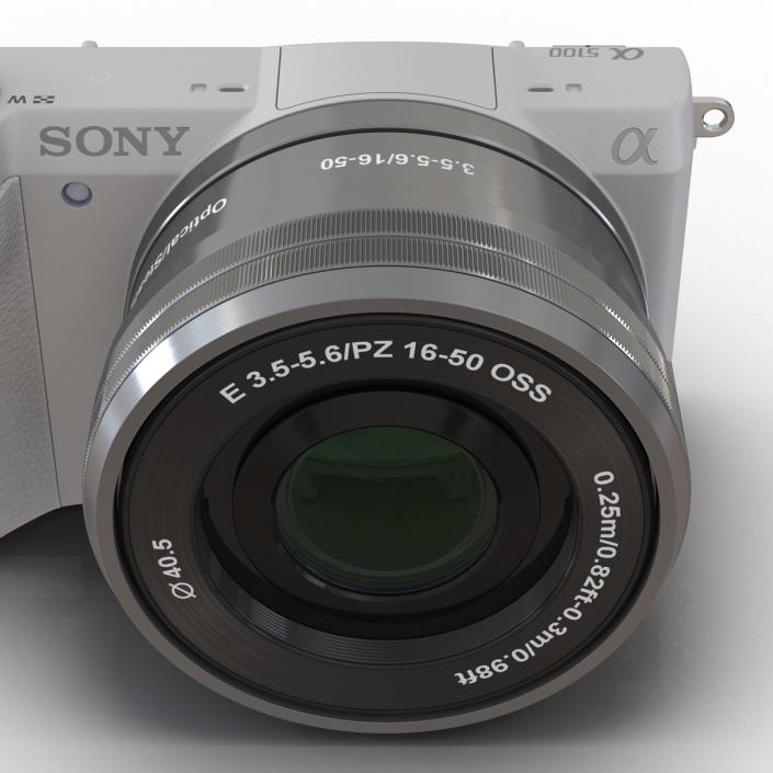 3D Sony Alpha 5100 White