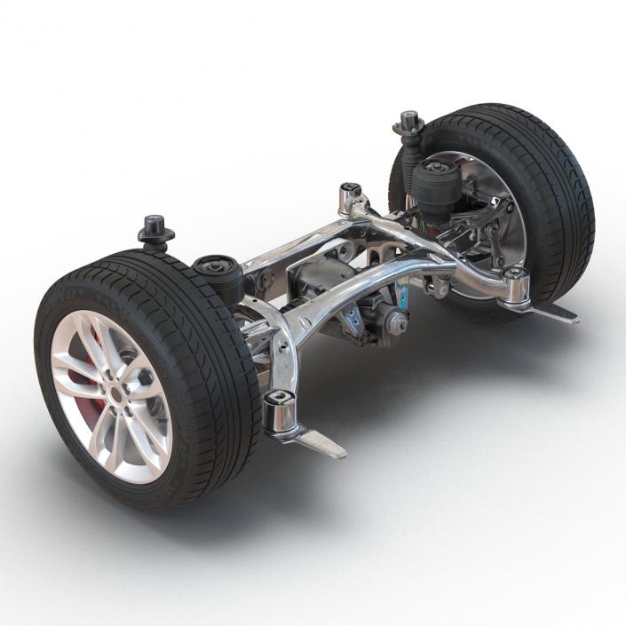 SUV Back Suspension 3D model