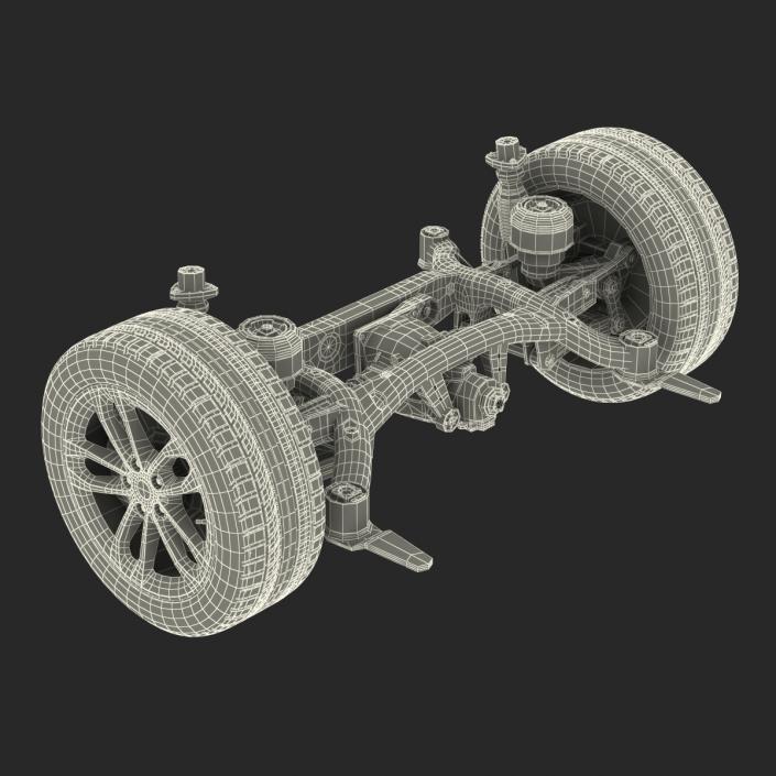 SUV Back Suspension 3D model