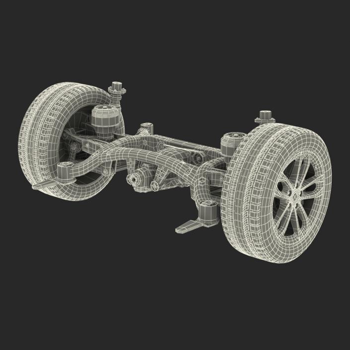 SUV Back Suspension 3D model