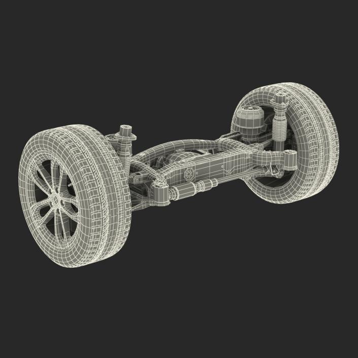 SUV Back Suspension 3D model