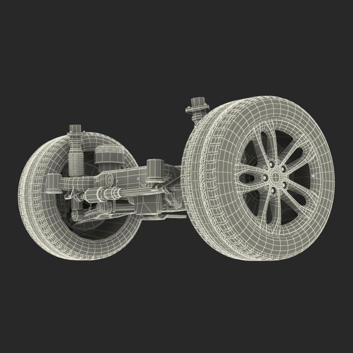 SUV Back Suspension 3D model