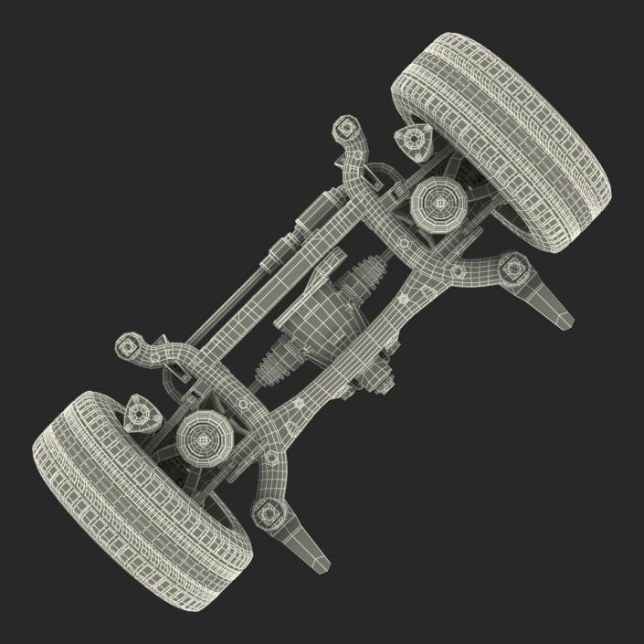 SUV Back Suspension 3D model