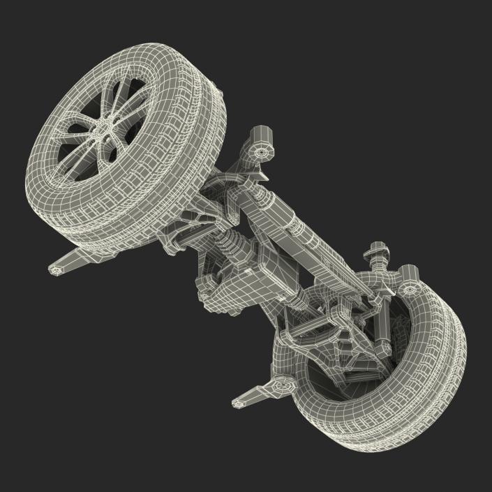 SUV Back Suspension 3D model