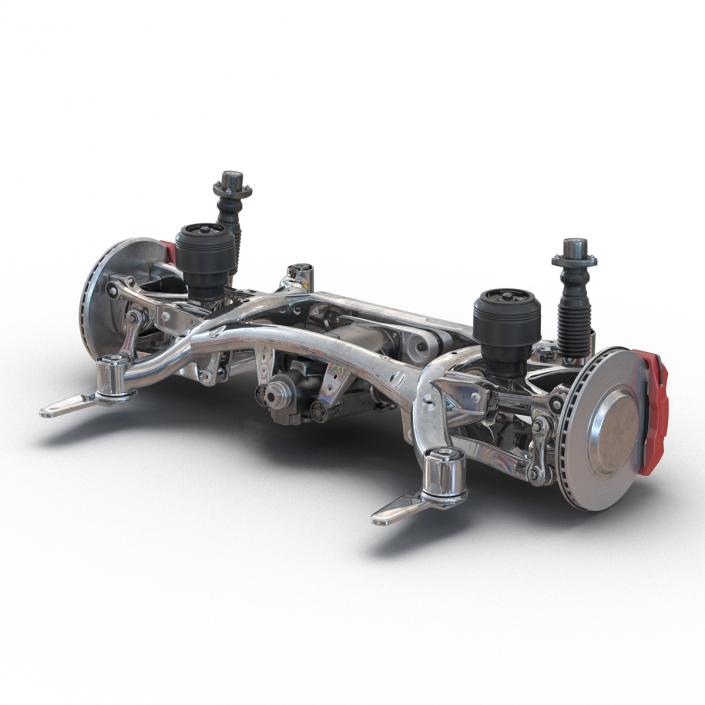 3D SUV Back Suspension 2