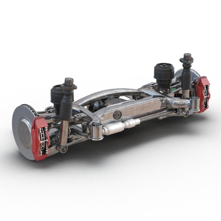 3D SUV Back Suspension 2