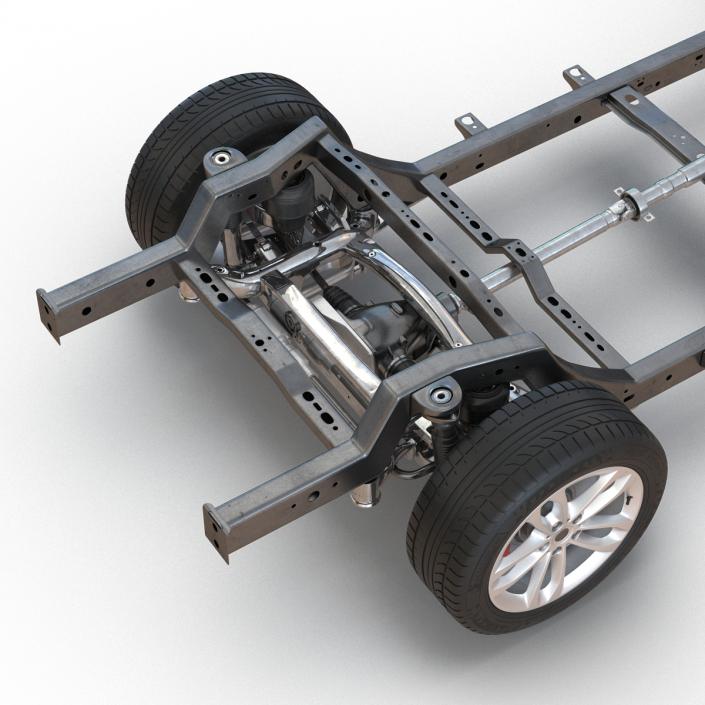 SUV Chassis Frame 3D