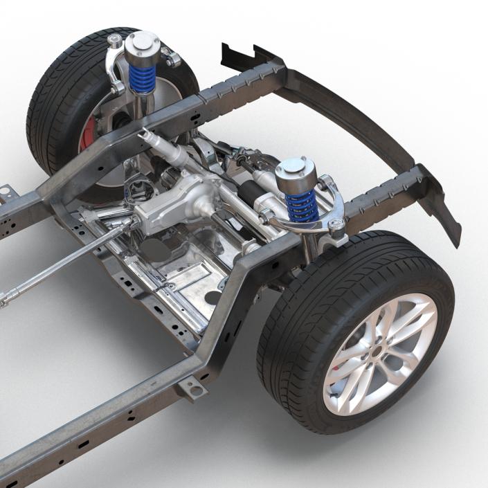 SUV Chassis Frame 3D