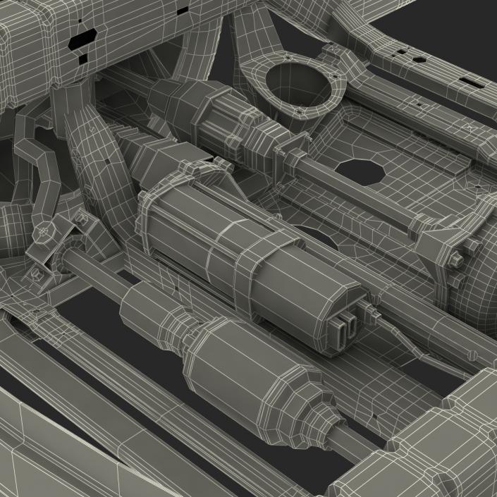 SUV Chassis Frame 3D