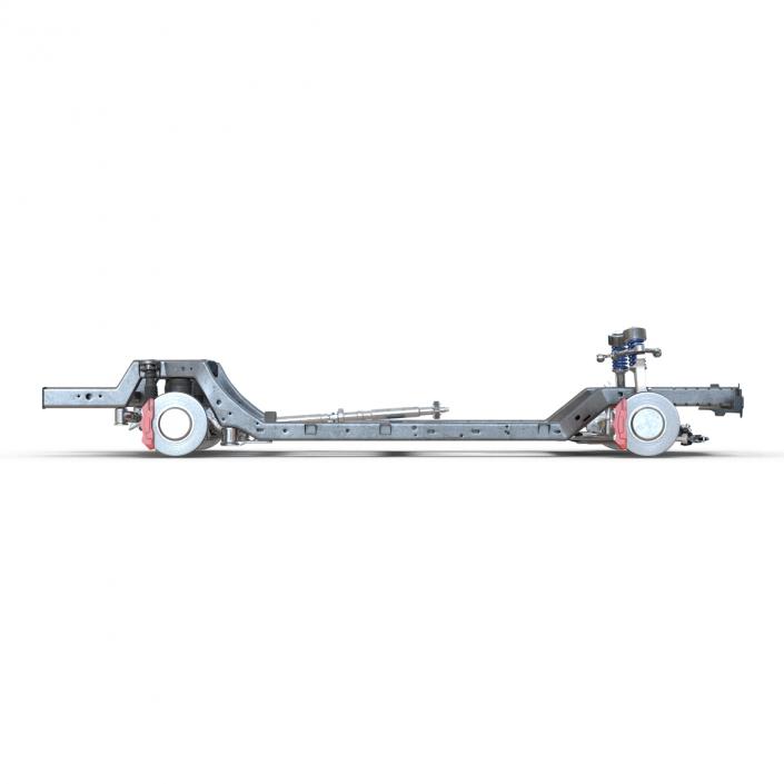 SUV Chassis Frame 2 3D model