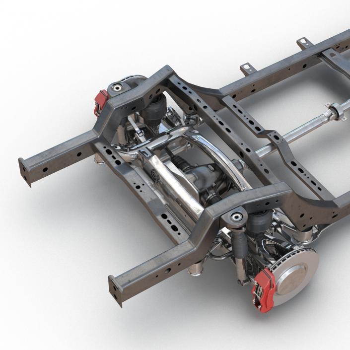 SUV Chassis Frame 2 3D model