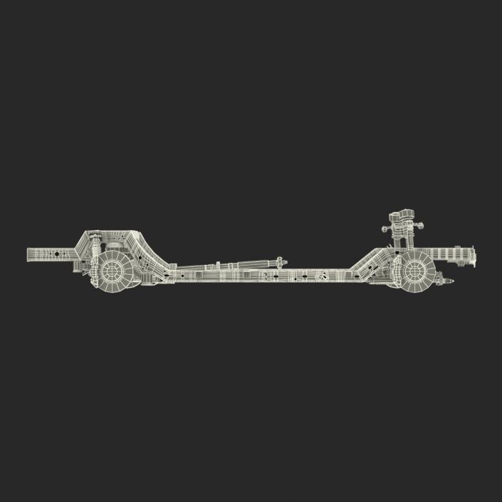 SUV Chassis Frame 2 3D model