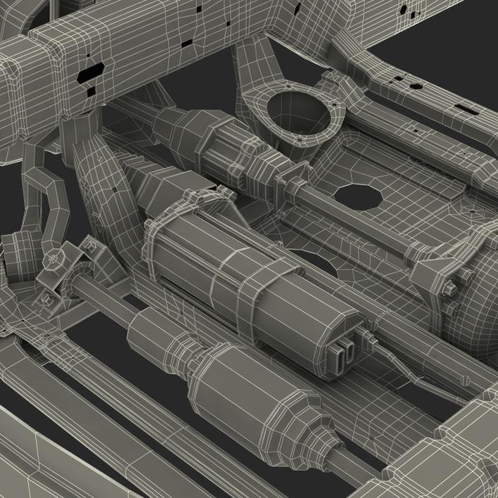 SUV Chassis Frame 2 3D model