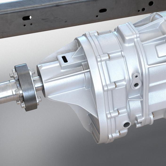 SUV Chassis Frame 3 3D model