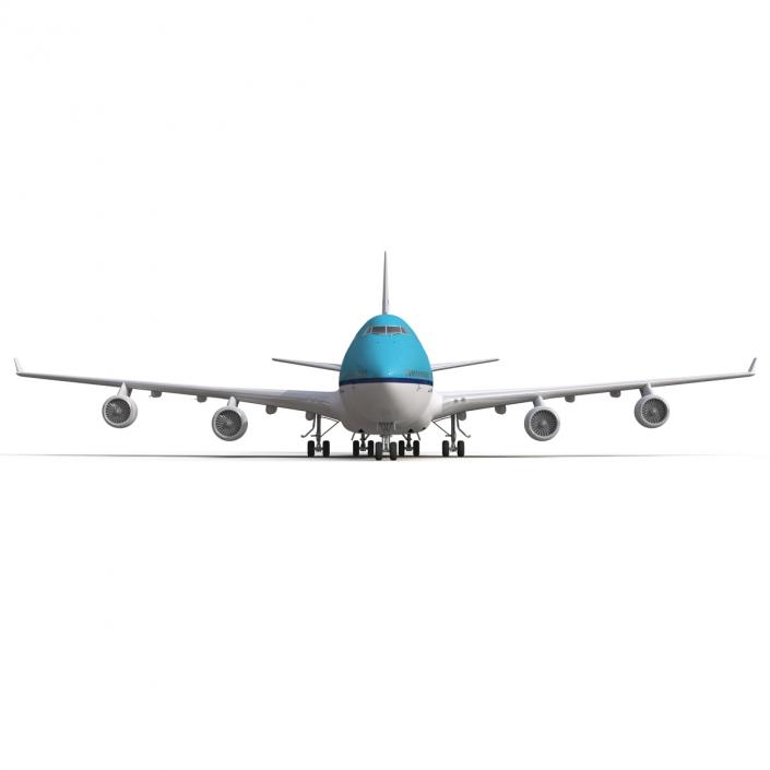 3D Boeing 747-400 KLM model