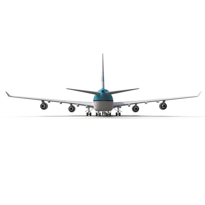 3D Boeing 747-400 KLM model