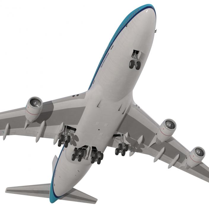 3D Boeing 747-400 KLM model