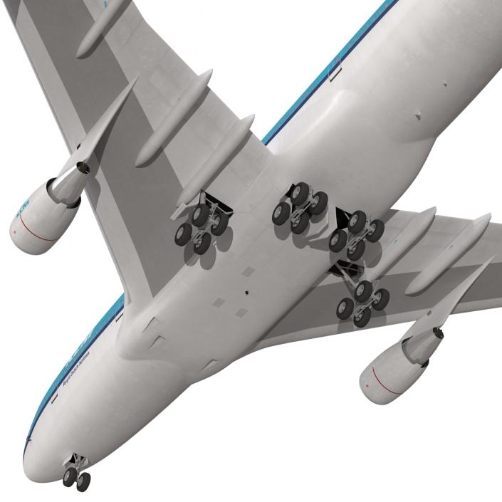 3D Boeing 747-400 KLM model