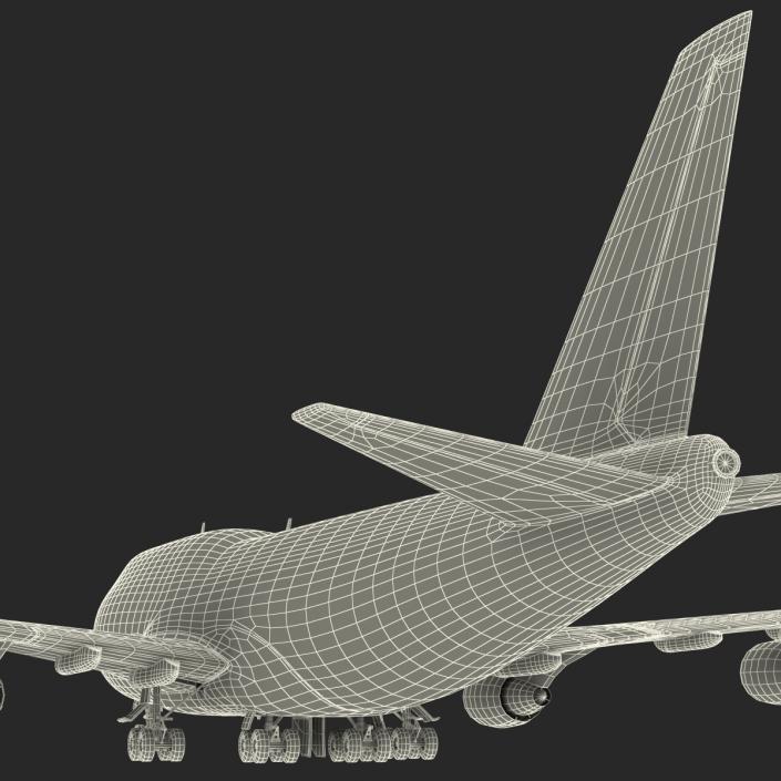 3D Boeing 747-400 KLM model