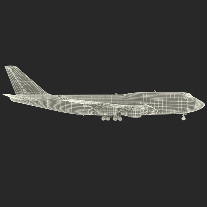 Boeing 747-400 Lufthansa 3D model