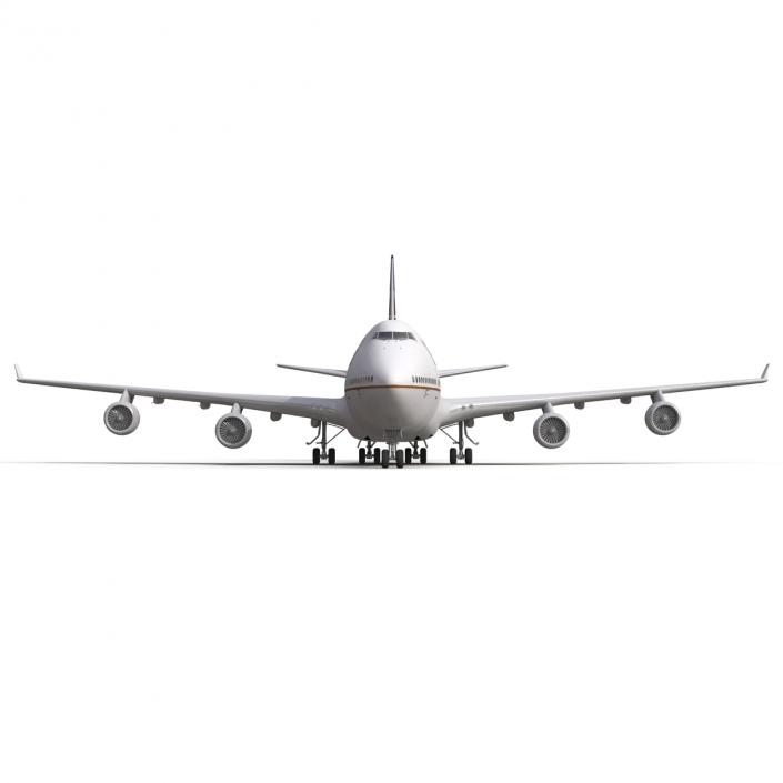 3D Boeing 747-400 United