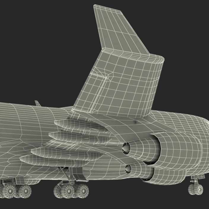 3D Boeing 747-400 United