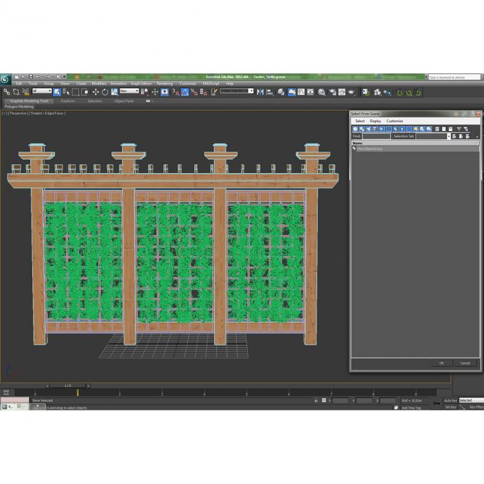 Garden Trellis 3D model