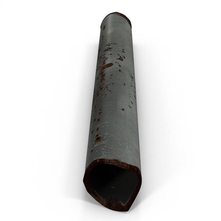 3D Broken Iron Pipe