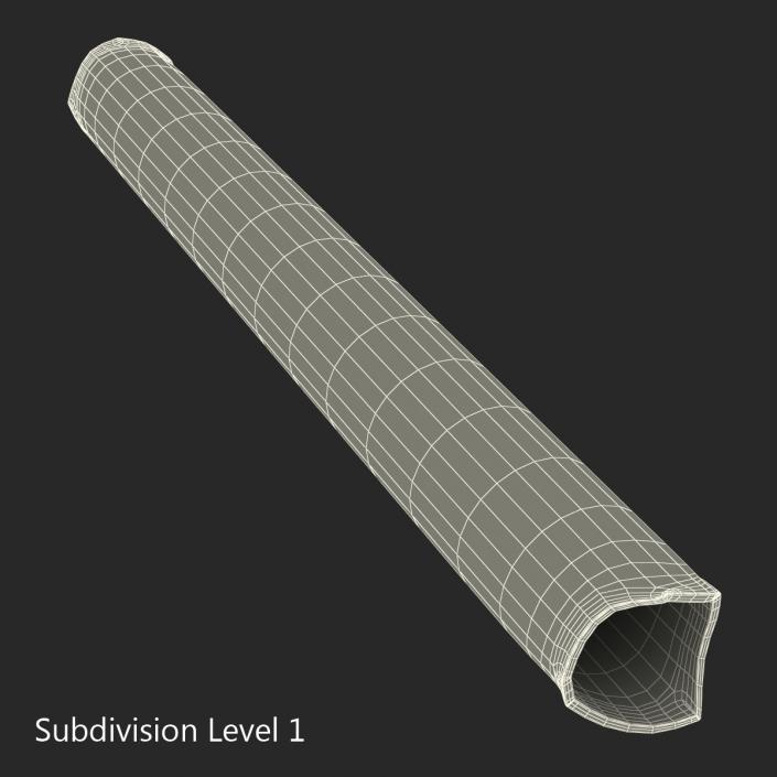 3D Broken Iron Pipe