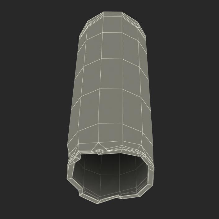 3D Broken Iron Pipe 2 model