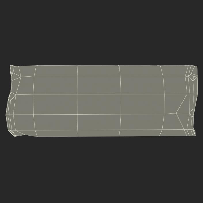 3D Broken Iron Pipe 2 model