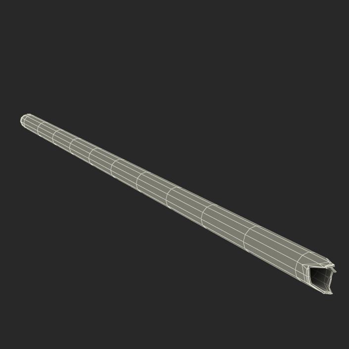 3D Broken Iron Pipe 3 model