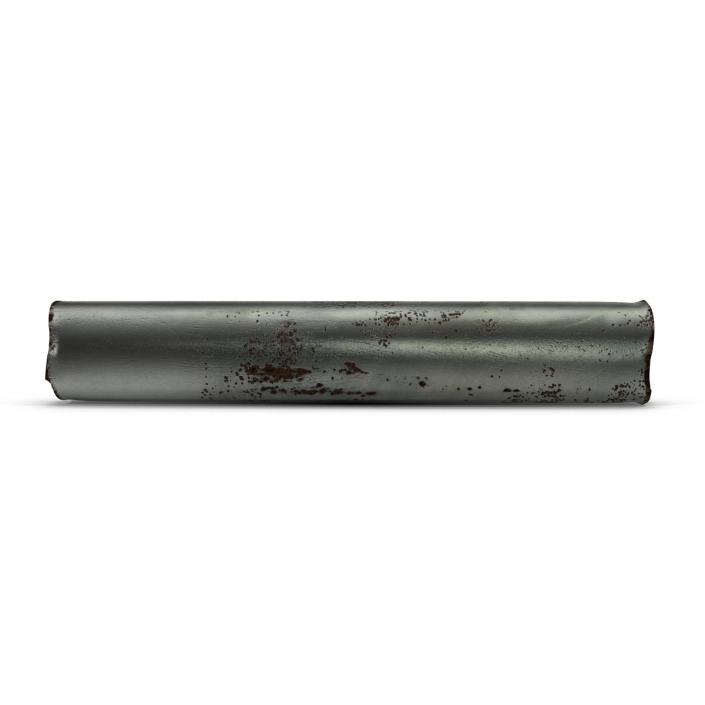 3D Broken Iron Pipe 4 model