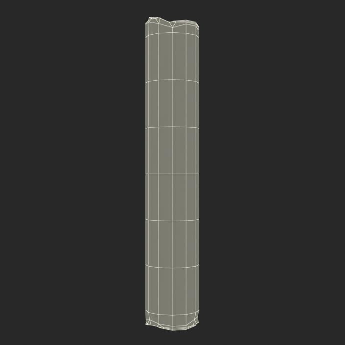 3D Broken Iron Pipe 4 model