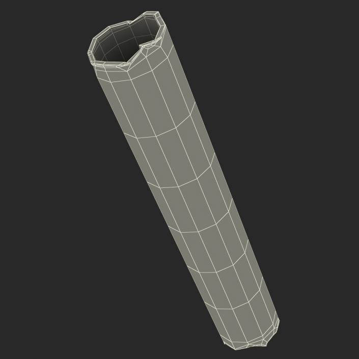 3D Broken Iron Pipe 4 model