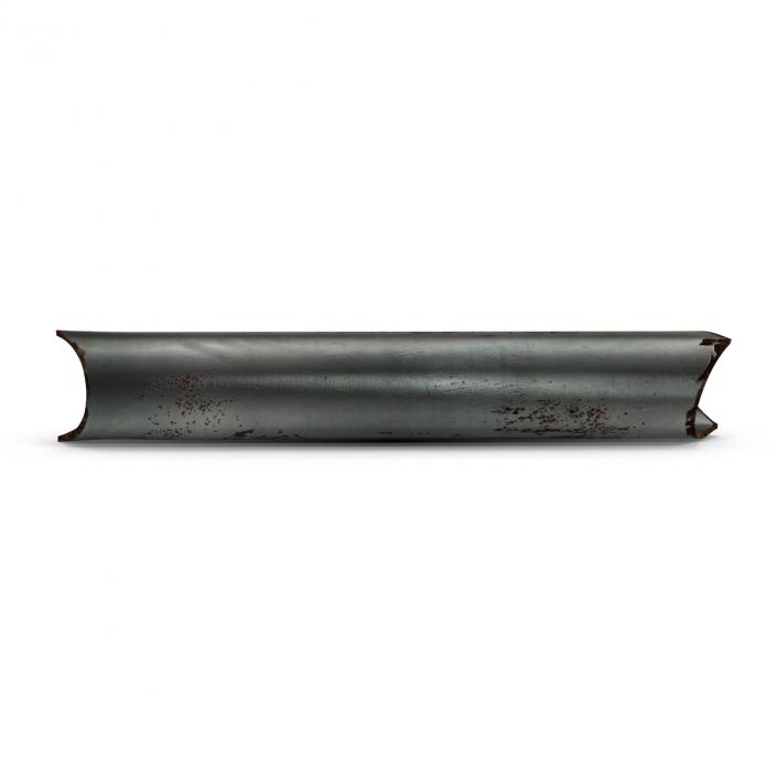 3D Broken Iron Pipe 5 model