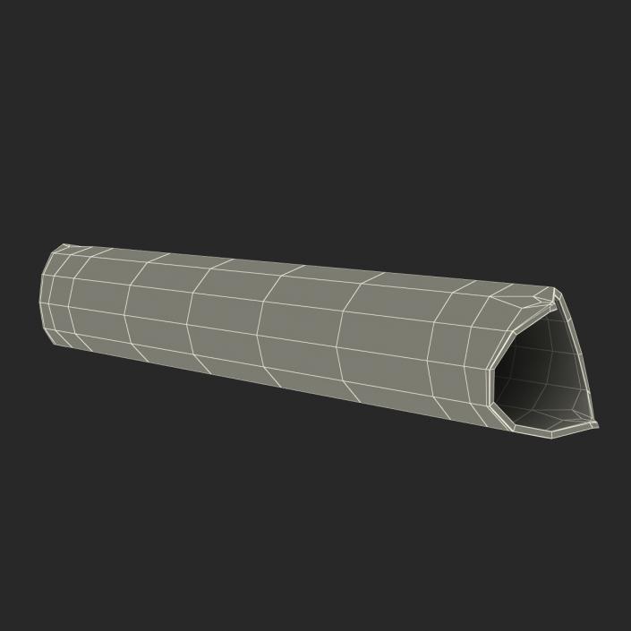 3D Broken Iron Pipe 5 model