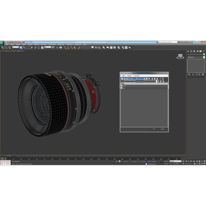 3D model Canon Lens