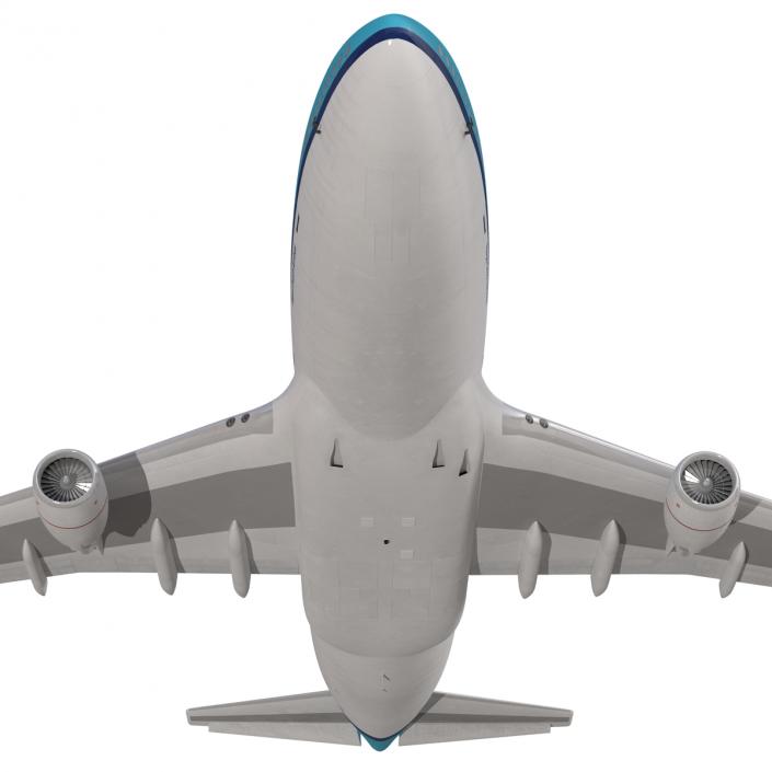 3D model Boeing 747-400 KLM Rigged