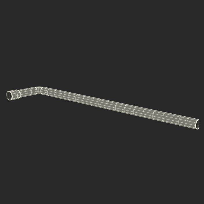 3D Broken Iron Pipe 6 model