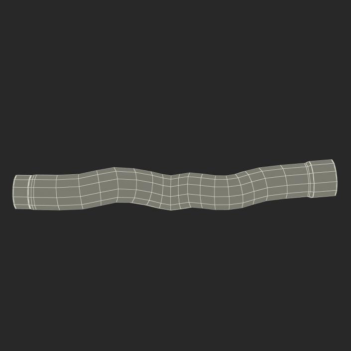 3D Broken Iron Pipe 7 model