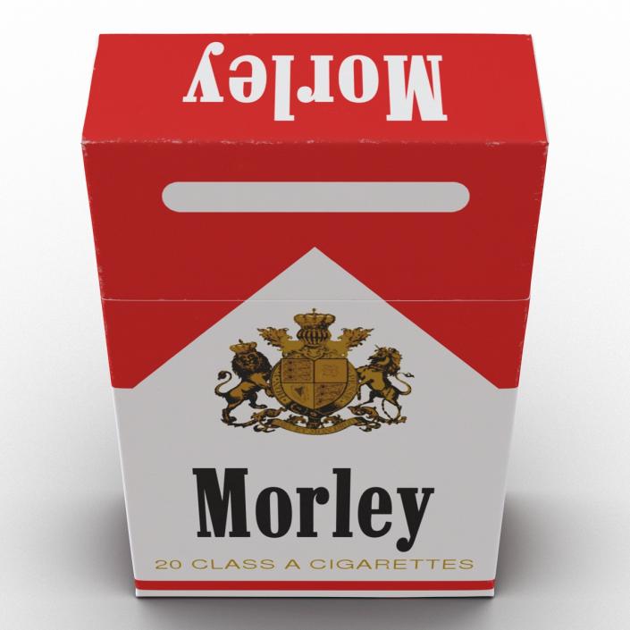 Closed Cigarettes Pack Morley 3D model