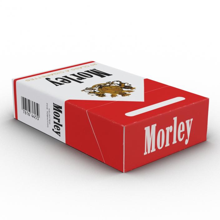 Closed Cigarettes Pack Morley 3D model