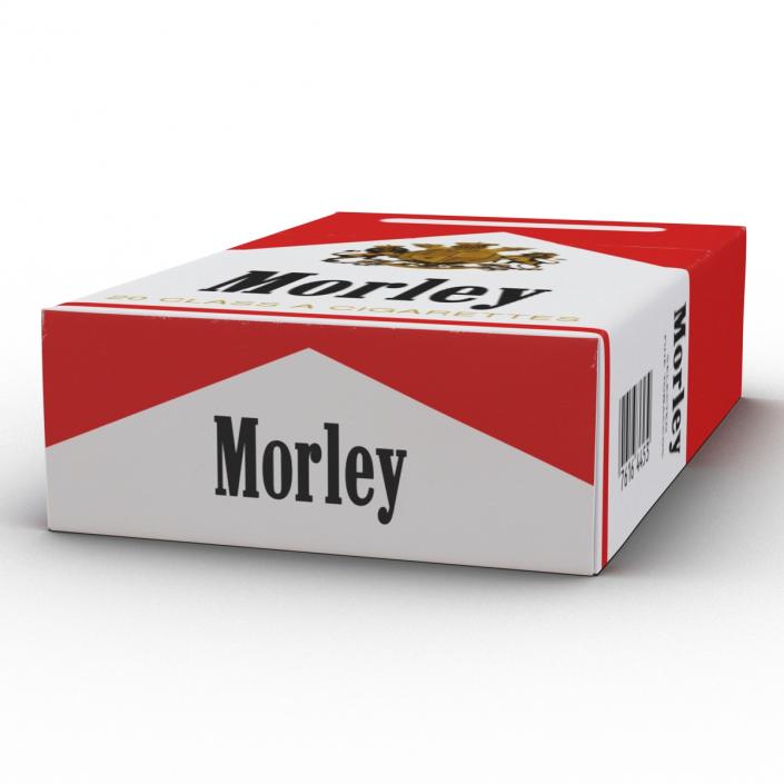 Closed Cigarettes Pack Morley 3D model