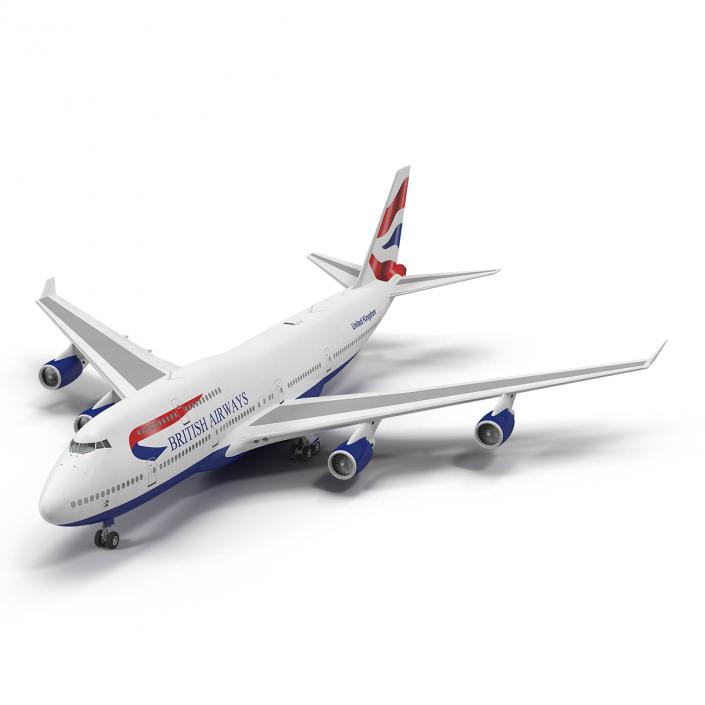 Boeing 747-400ER British Airways 3D